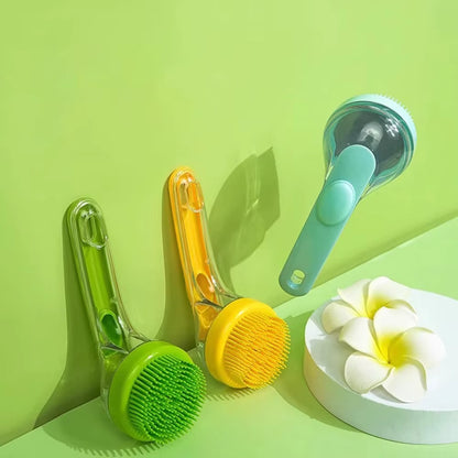Pet Bath Brush for Small Dogs and Cats: Specialized Grooming Tool for Effective Washing and Massage