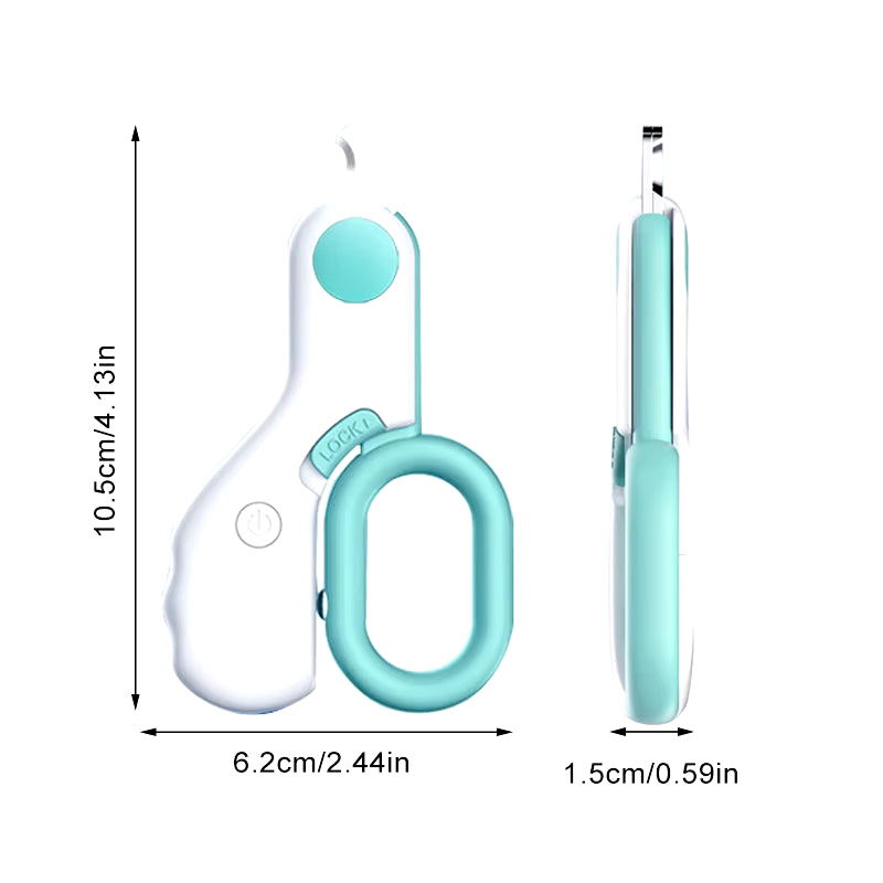 LED Light Professional Pet Nail Clipper for Cats and Small Dogs - Grooming Scissors and Accessories