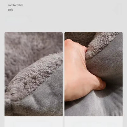 Premium Cat and Dog Bed with Cushions - Winter Accessories and Habitat Supplies