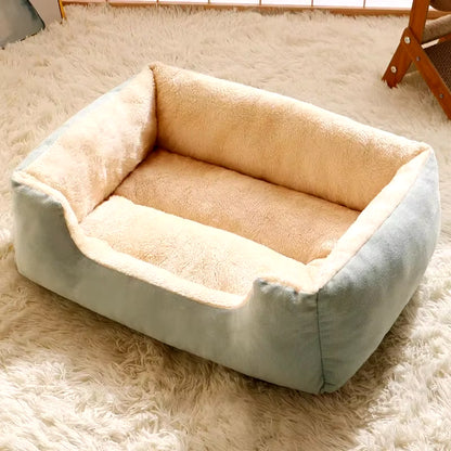 Premium Cat and Dog Bed with Cushions - Winter Accessories and Habitat Supplies