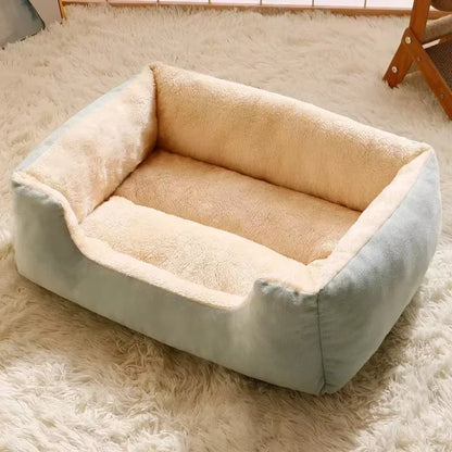 Premium Cat and Dog Bed with Cushions - Winter Accessories and Habitat Supplies