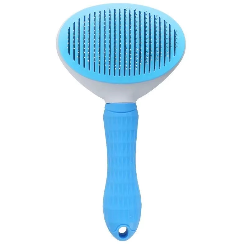 Self-Cleaning Pet Grooming Brush and Comb for Dogs and Cats - Dematting Tool and Hair Remover