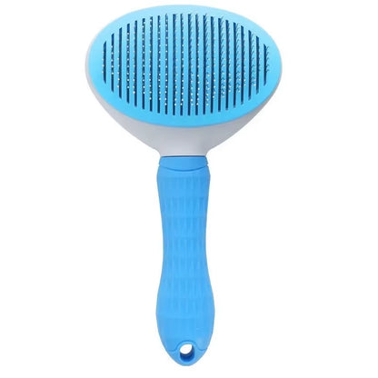 Self-Cleaning Pet Grooming Brush and Comb for Dogs and Cats - Dematting Tool and Hair Remover