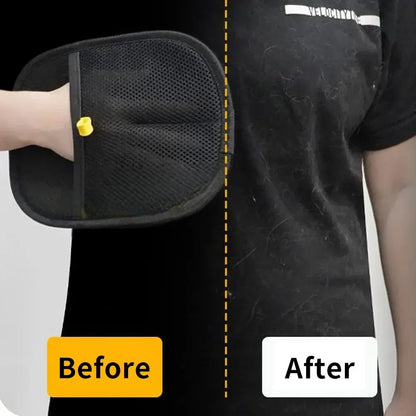 Professional Pet Grooming Gloves for Effective Hair Removal from Dogs and Cats - Versatile Multi-Surface Brush for Furniture, Carpets, and Clothing