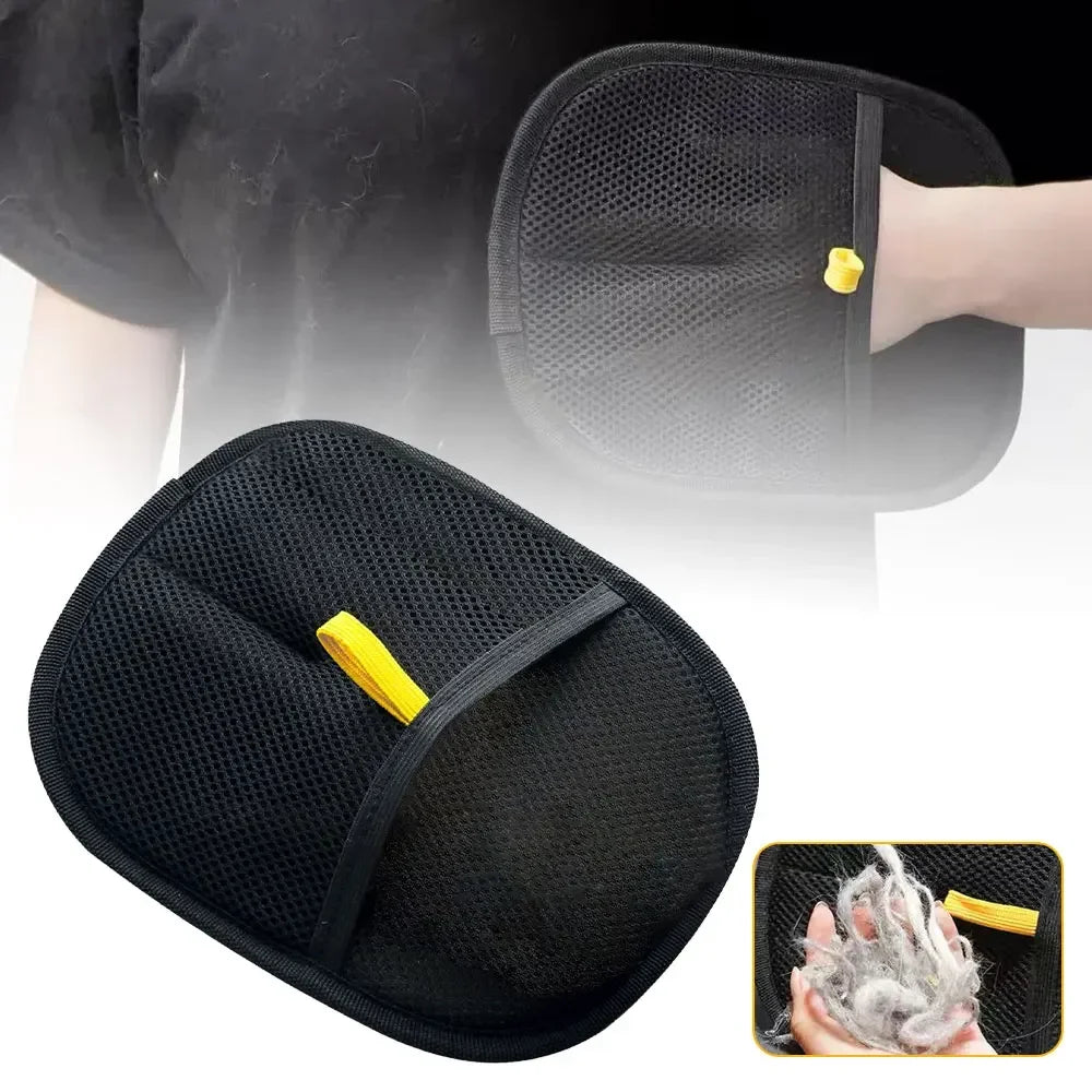 Professional Pet Grooming Gloves for Effective Hair Removal from Dogs and Cats - Versatile Multi-Surface Brush for Furniture, Carpets, and Clothing