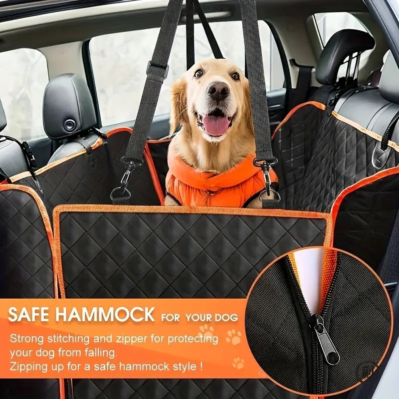 Premium Waterproof and Scratch-Resistant Dog Hammock Car Seat Cover for Enhanced Vehicle Protection