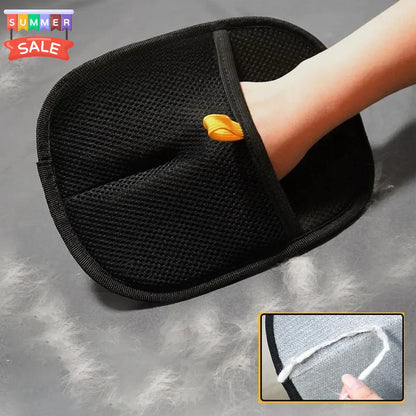 Professional Pet Grooming Gloves for Effective Hair Removal from Dogs and Cats - Versatile Multi-Surface Brush for Furniture, Carpets, and Clothing